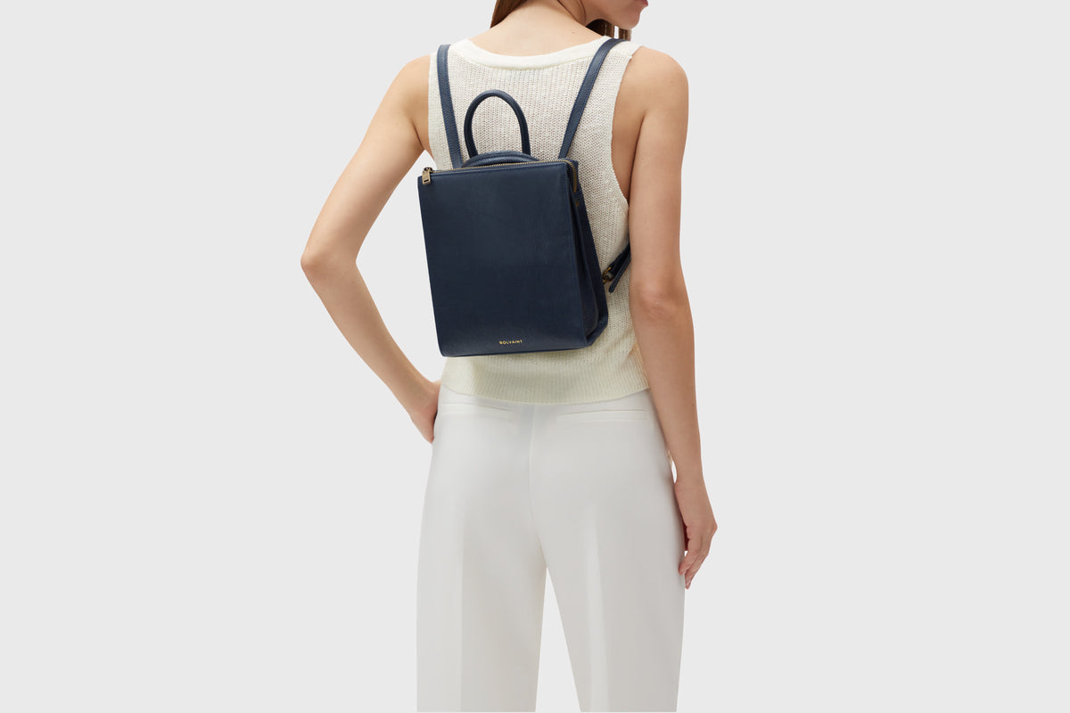 The Camille Bleu Shoulder Bag