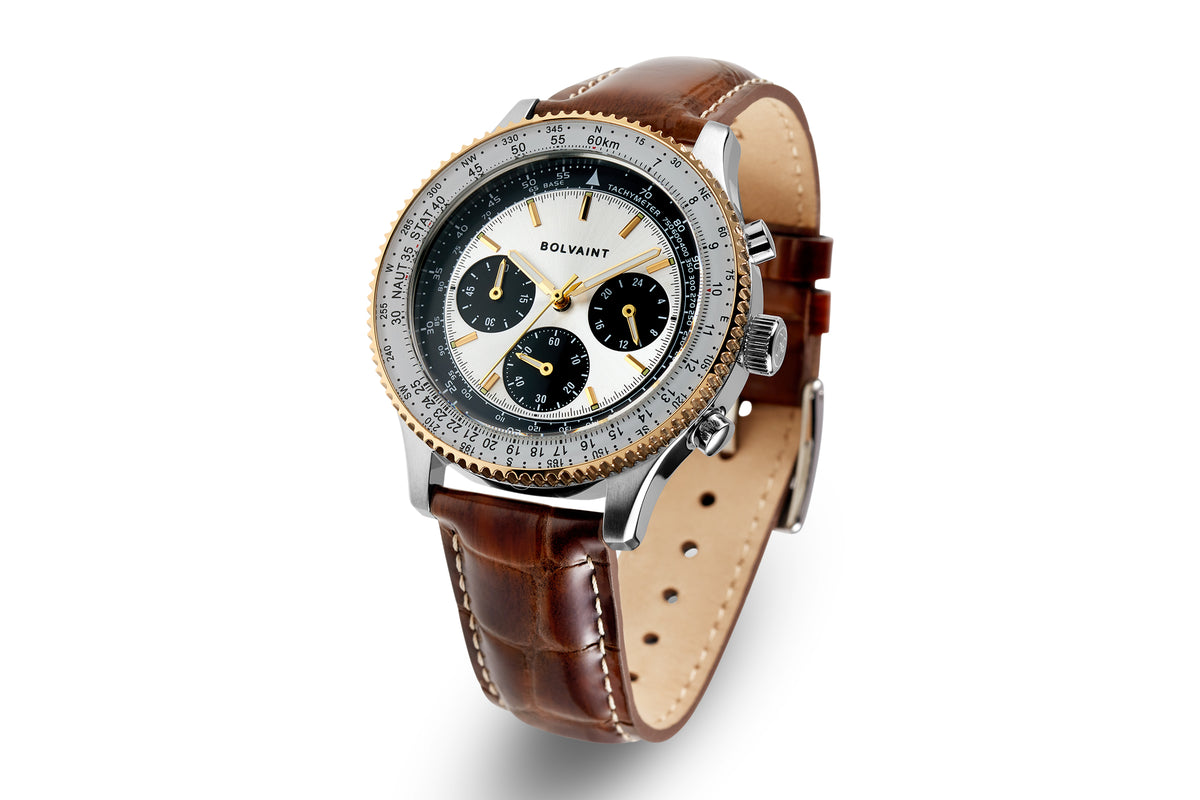 The Marquis Chronograph Blanc in White