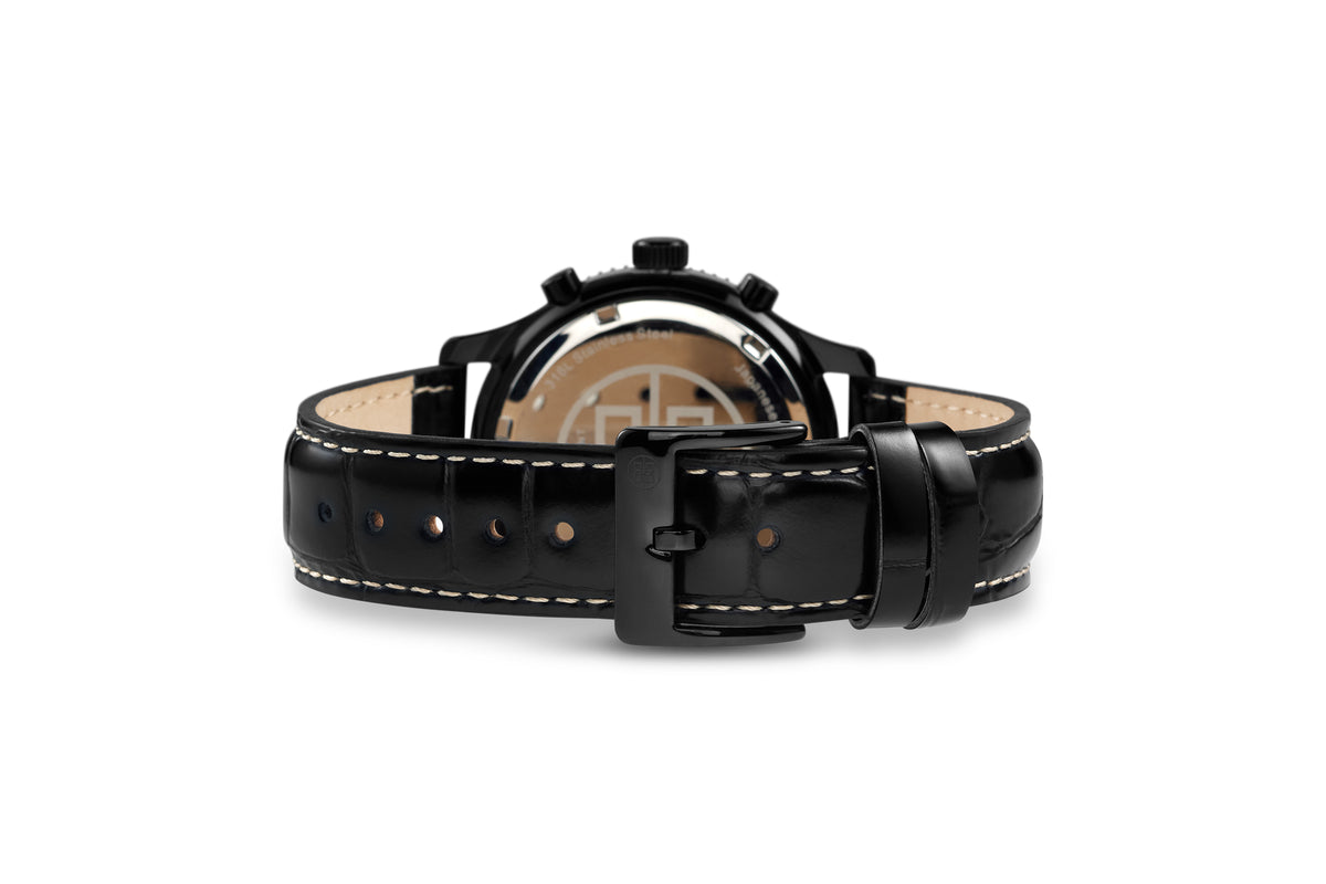 The Marquis Chronograph Gris in Black