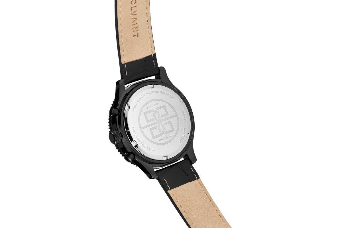 The Marquis Chronograph Gris in Black