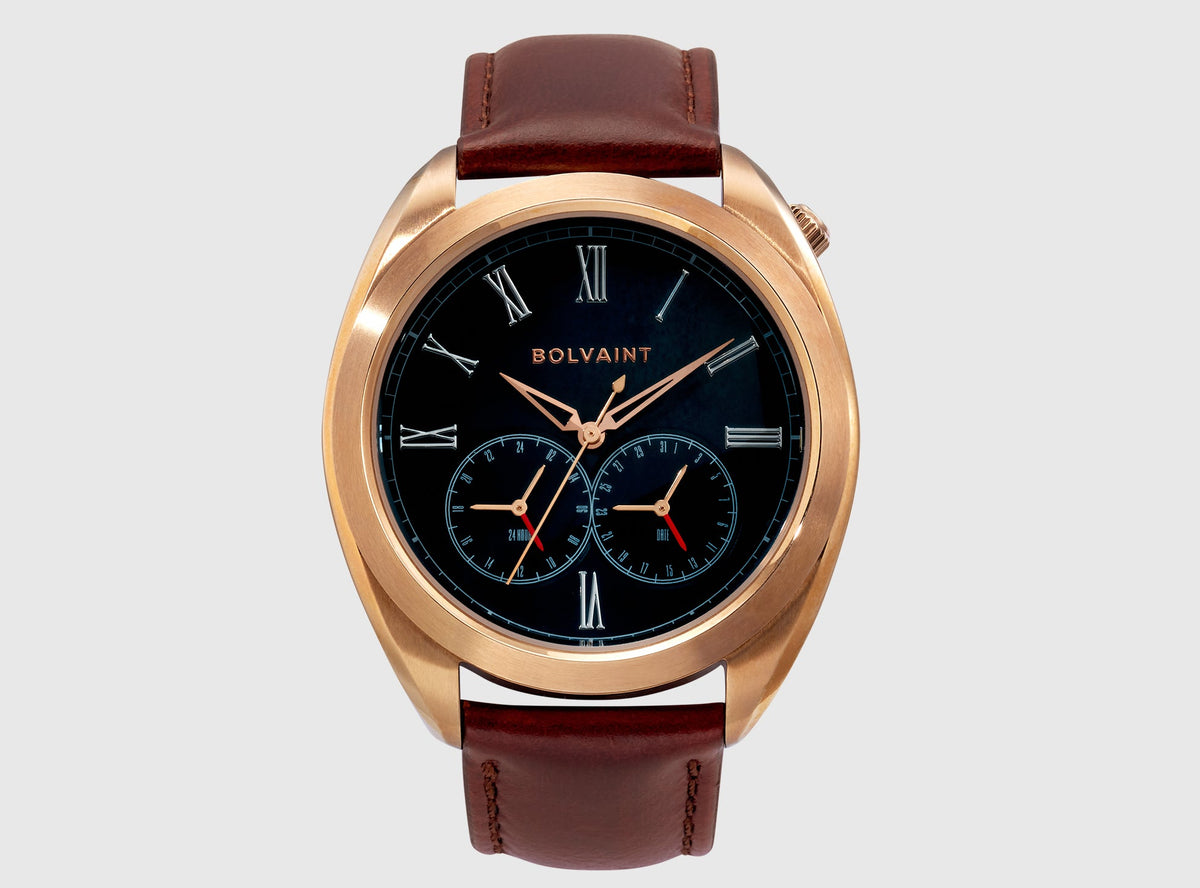 The Aurelius Bleu in Rose Gold