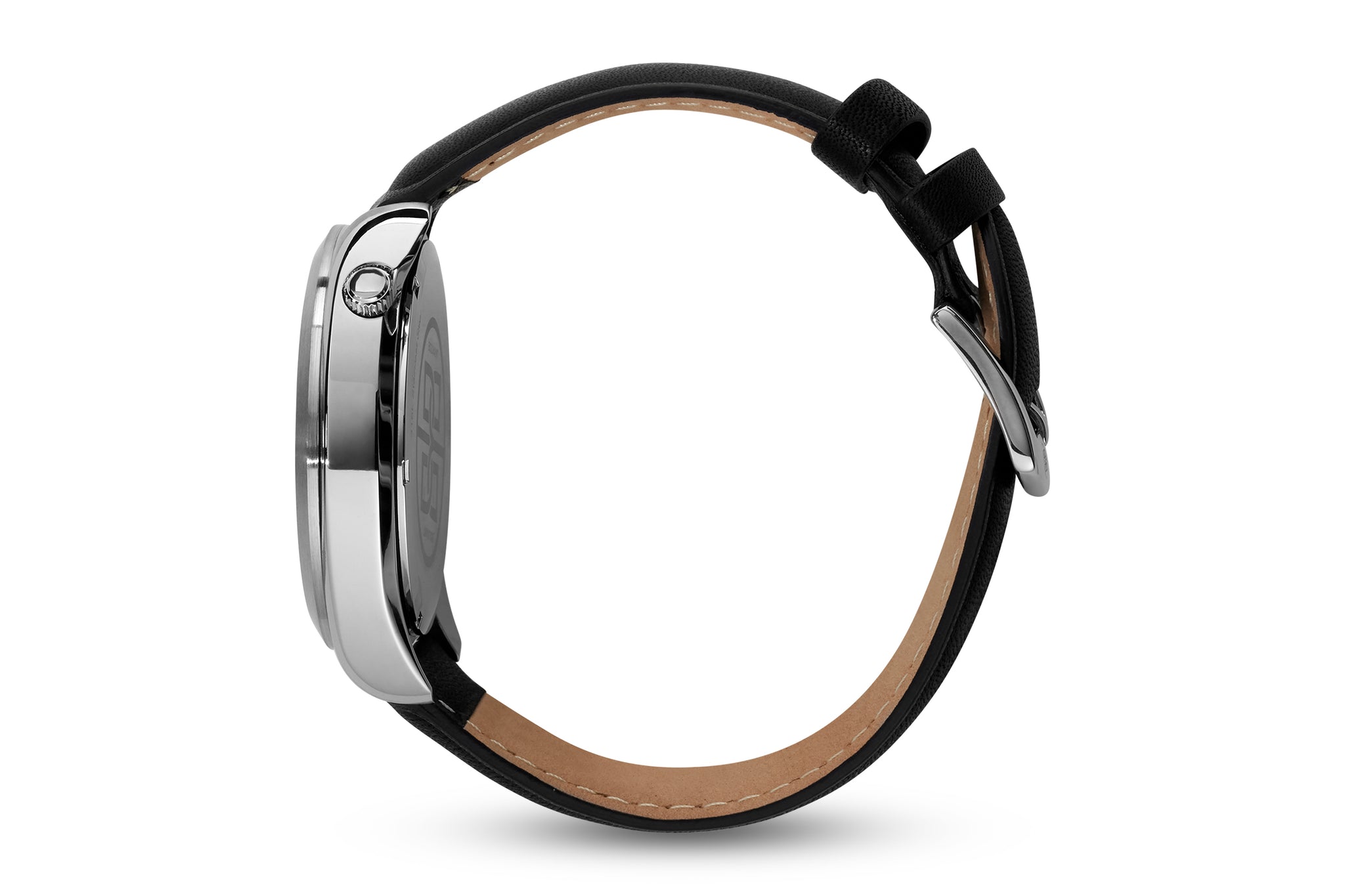 The Aurelius Noir in Stainless Steel