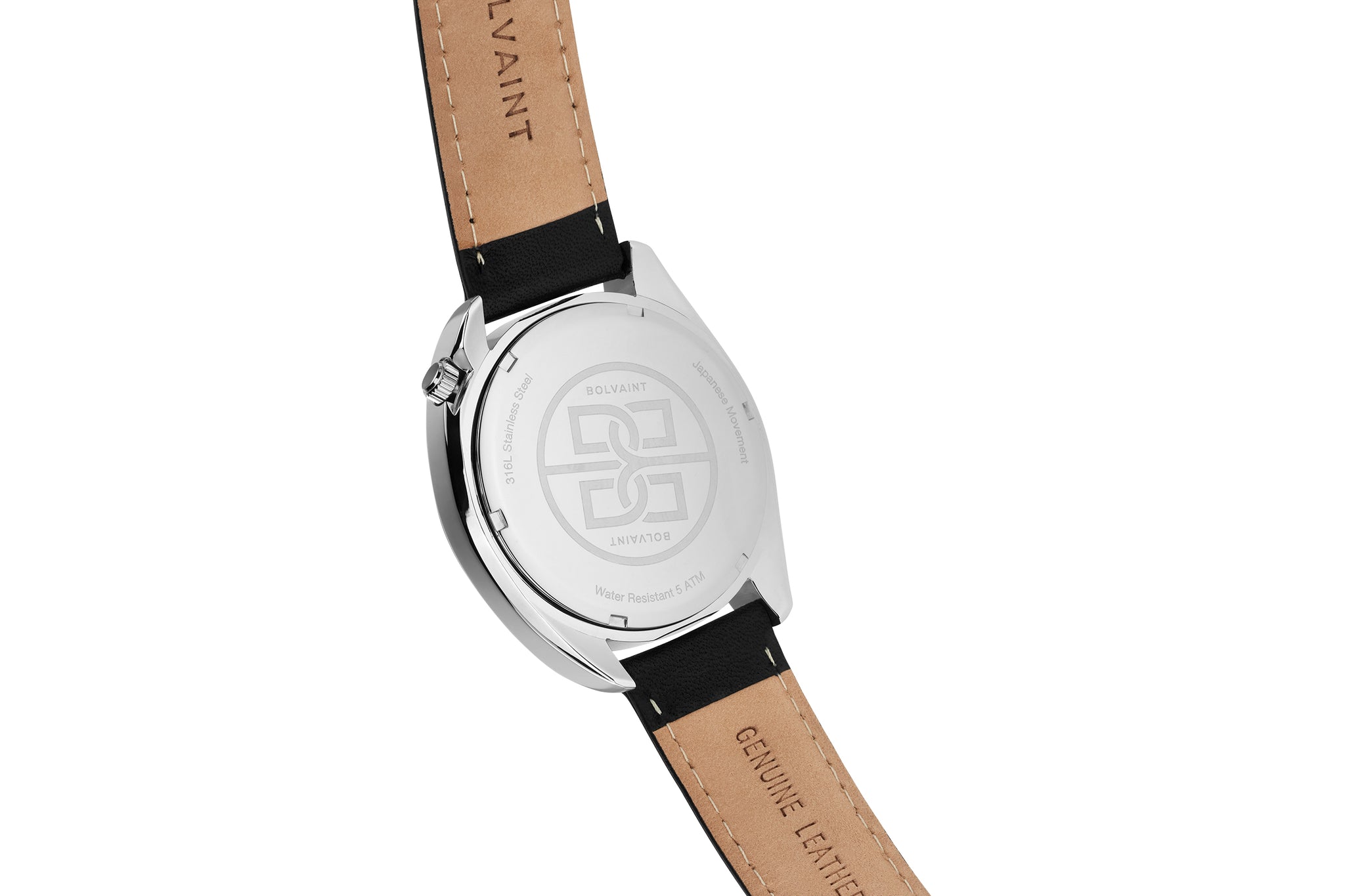 The Aurelius Noir in Stainless Steel