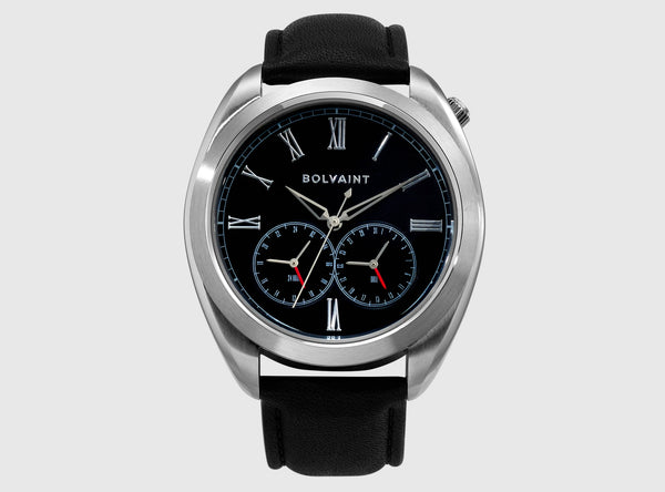 The Aurelius Noir in Stainless Steel