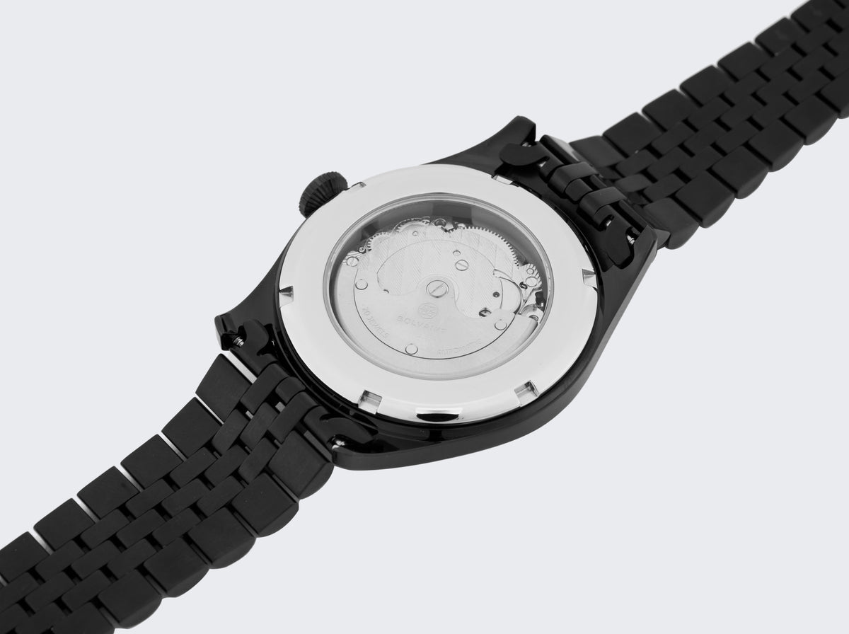 The Alaric Automatic Watch - Noir in Black