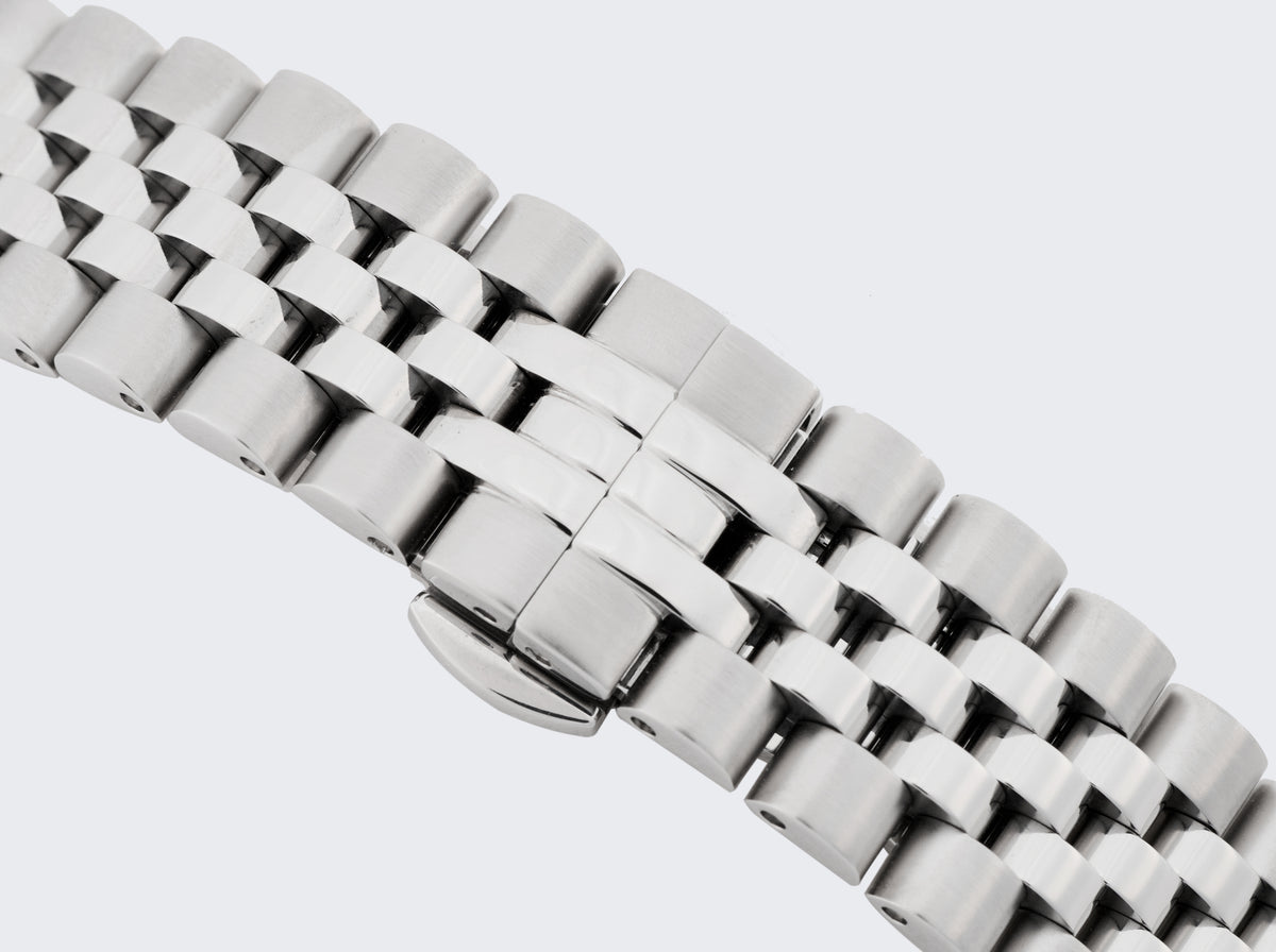 The Alaric Automatic Watch - Bleu in Silver