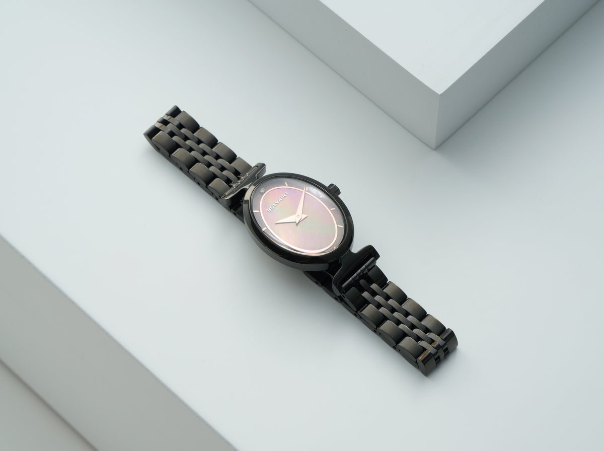 The Lumina Ladies' Watch - Basalt Black
