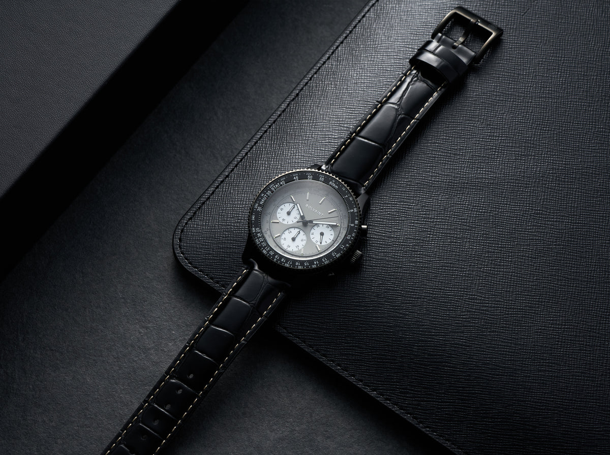 The Marquis Chronograph Gris in Black