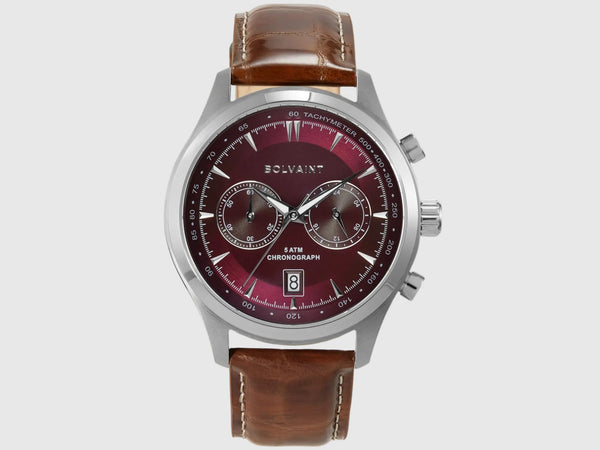 The Tempus Bordeaux in Ash Silver