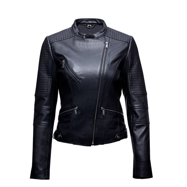 Aeris Lambskin Moto Jacket – Women’s