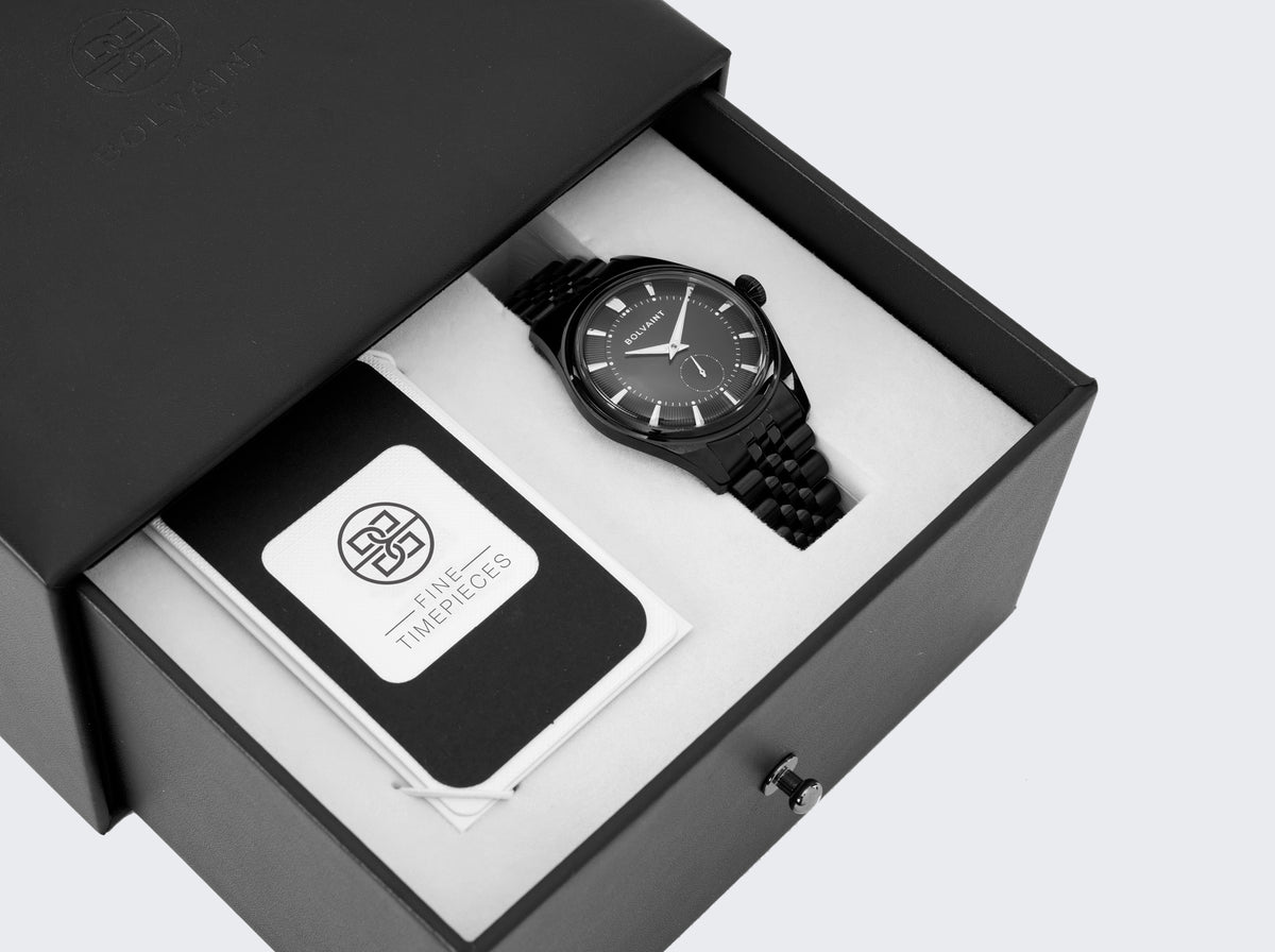 The Alaric Automatic Watch - Noir in Black