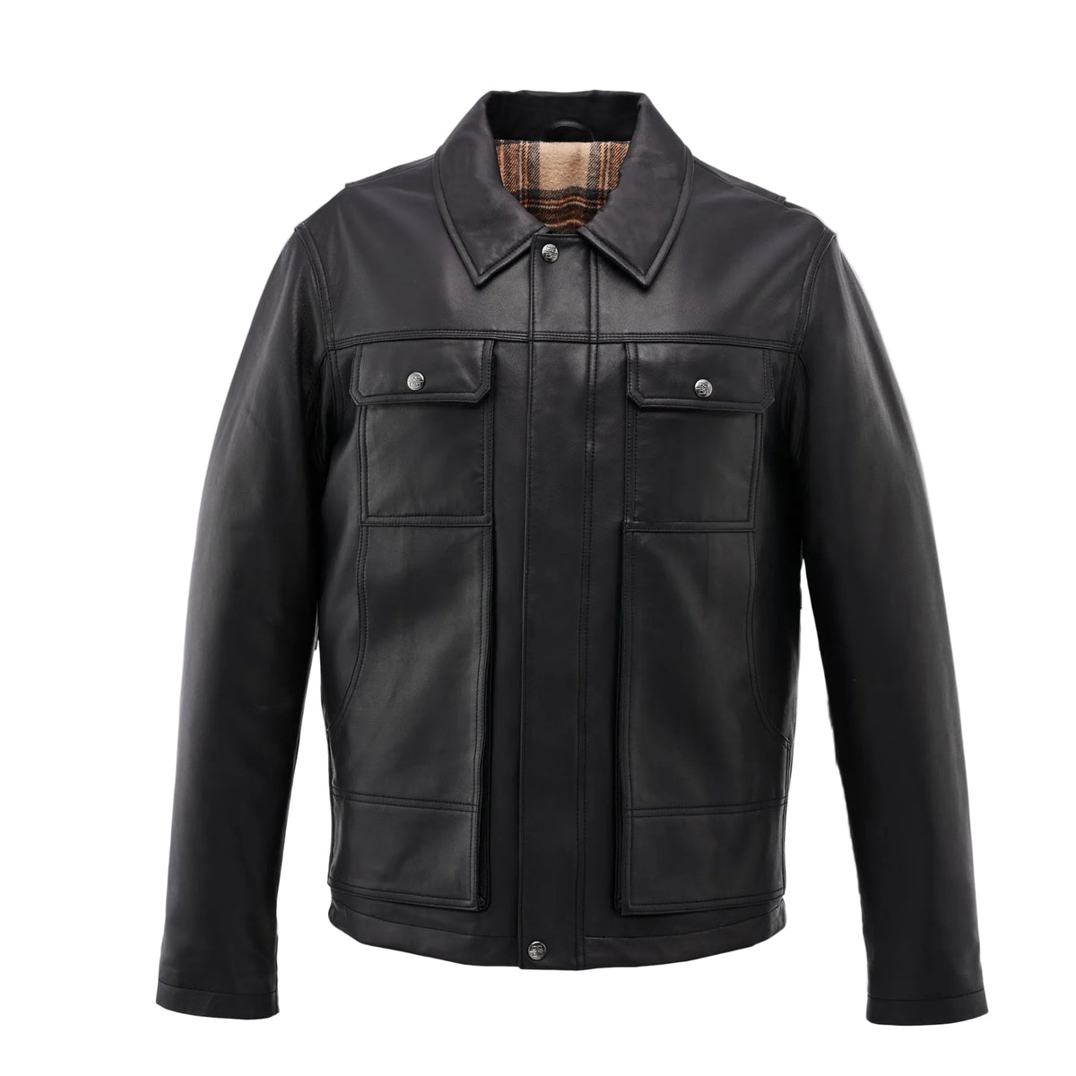 Arnaud Lambskin Moto Jacket - Men's