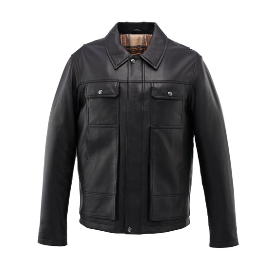Arnaud Lambskin Moto Jacket - Men's