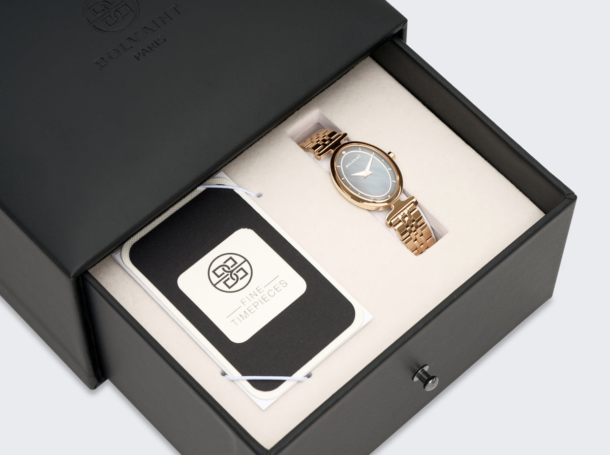 The Lumina Ladies' Watch - Midnight Navy and Rose Gold