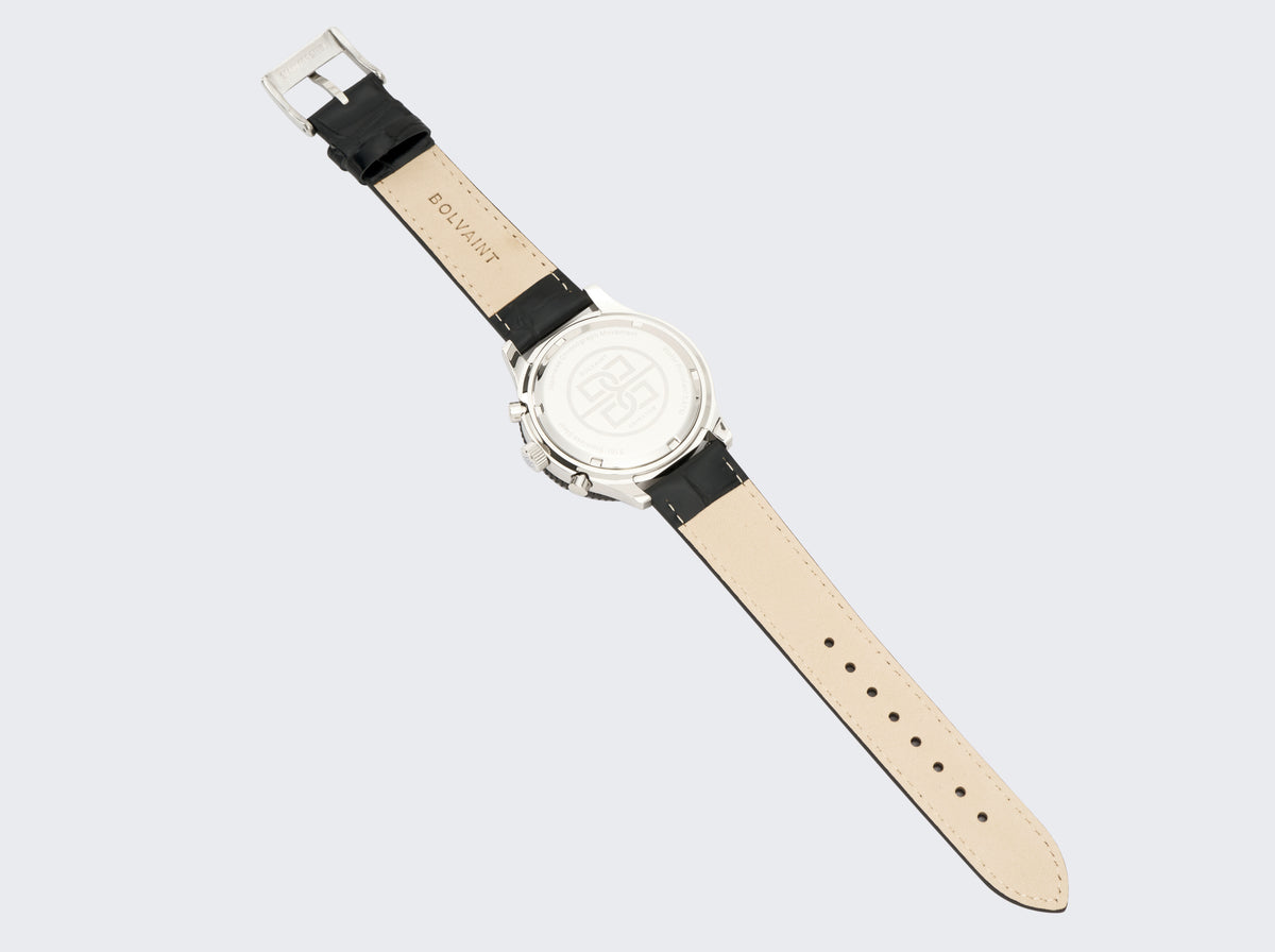 The Marquis Chronograph Blanc in Blue