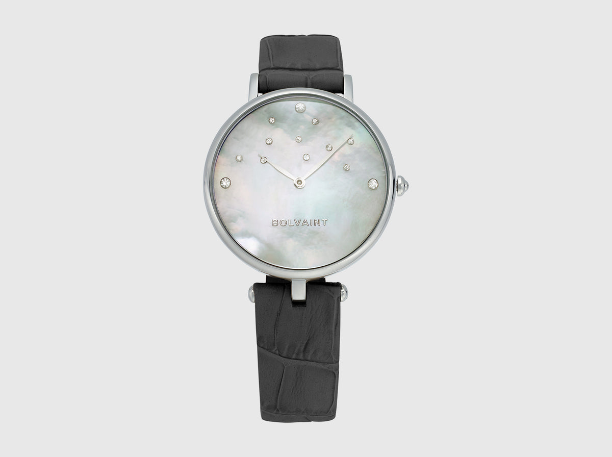 Nu’utea Mother-of-Pearl Ladies’ Watch - Basalt Black
