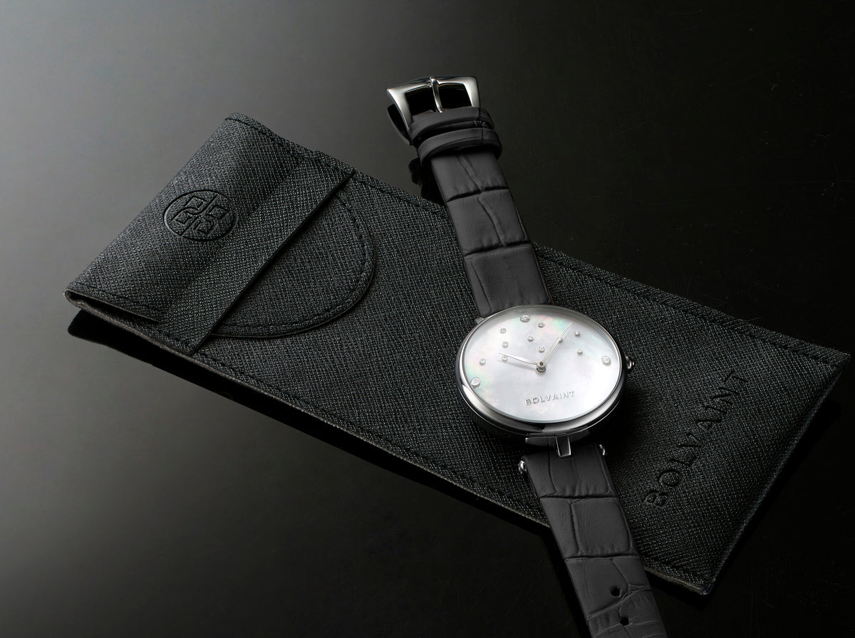Nu’utea Mother-of-Pearl Ladies’ Watch - Basalt Black