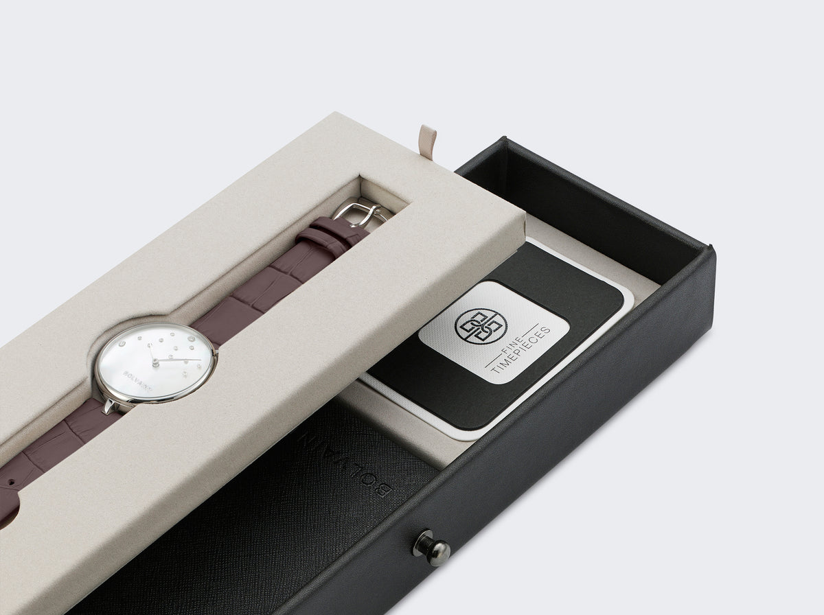 Nu’utea Mother-of-Pearl Ladies’ Watch - Umber Brown