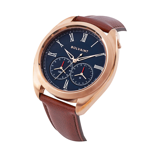 The Aurelius Bleu in Rose Gold