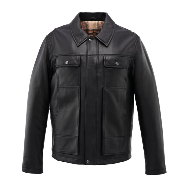 Bolvaint Arnaud Moto Leather Jacket - Men's
