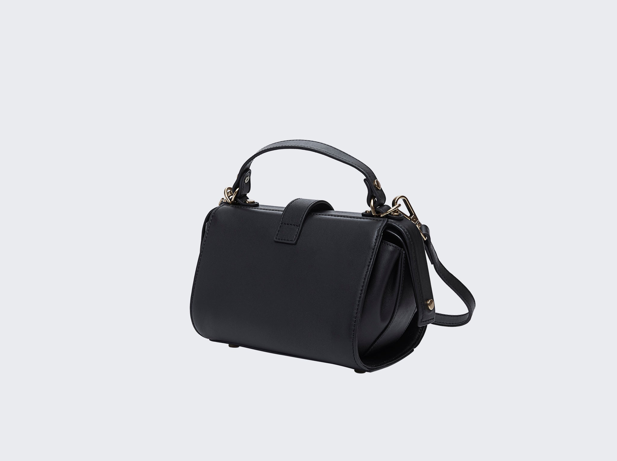 The Eloise Noir Clasped Bag