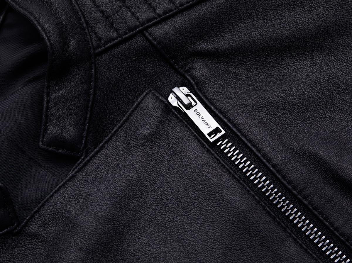 Aeris Lambskin Moto Jacket – Women’s