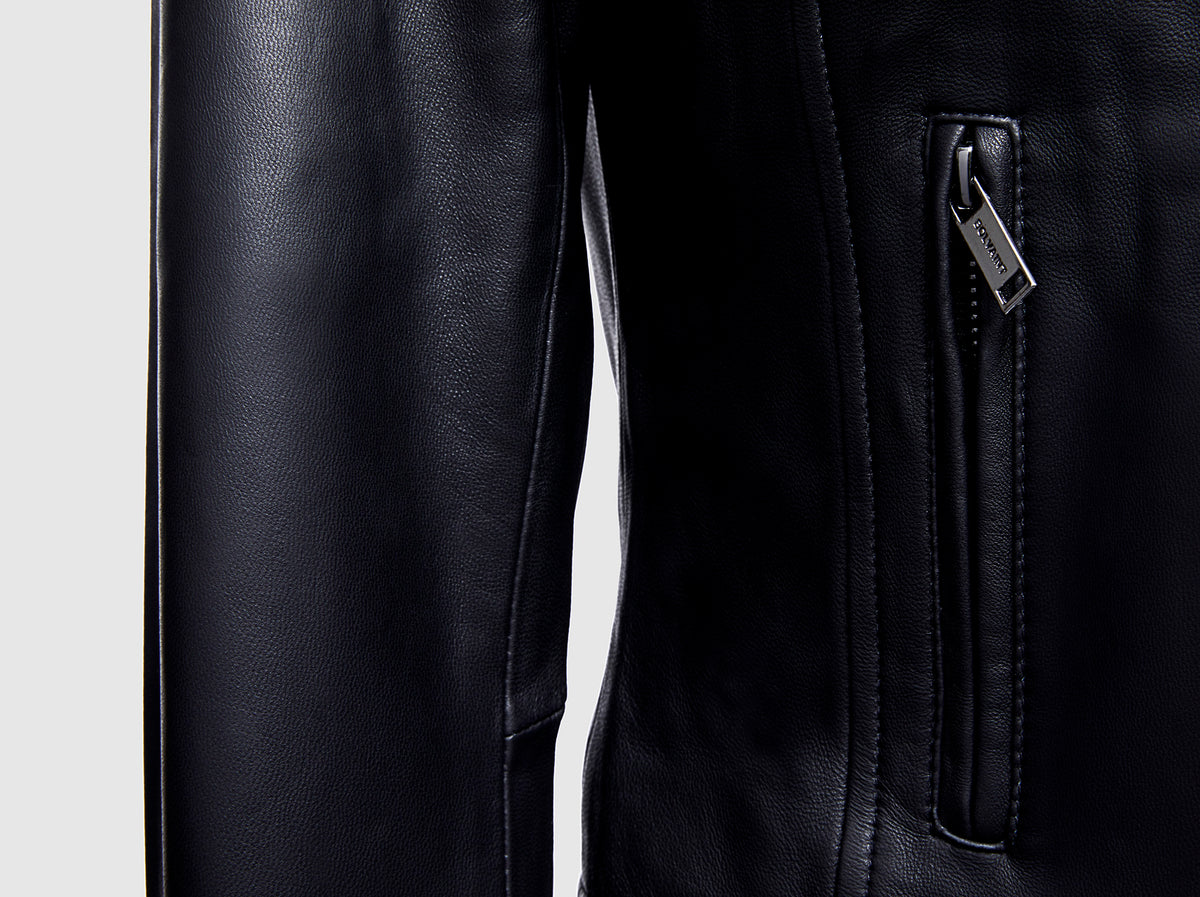 Victoire Lambskin Moto Jacket – Women’s