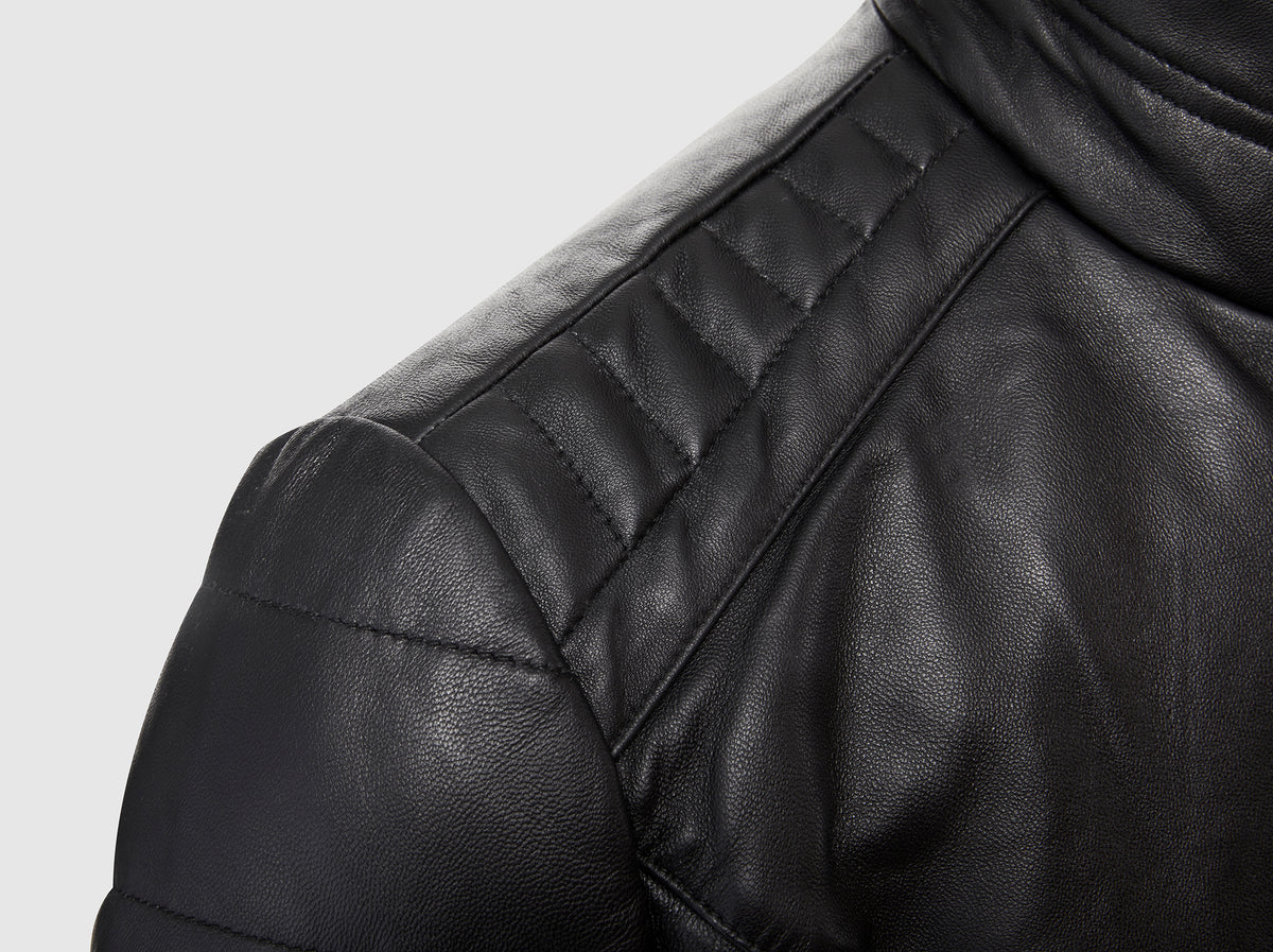 Fabien Lambskin Moto Jacket – Men’s