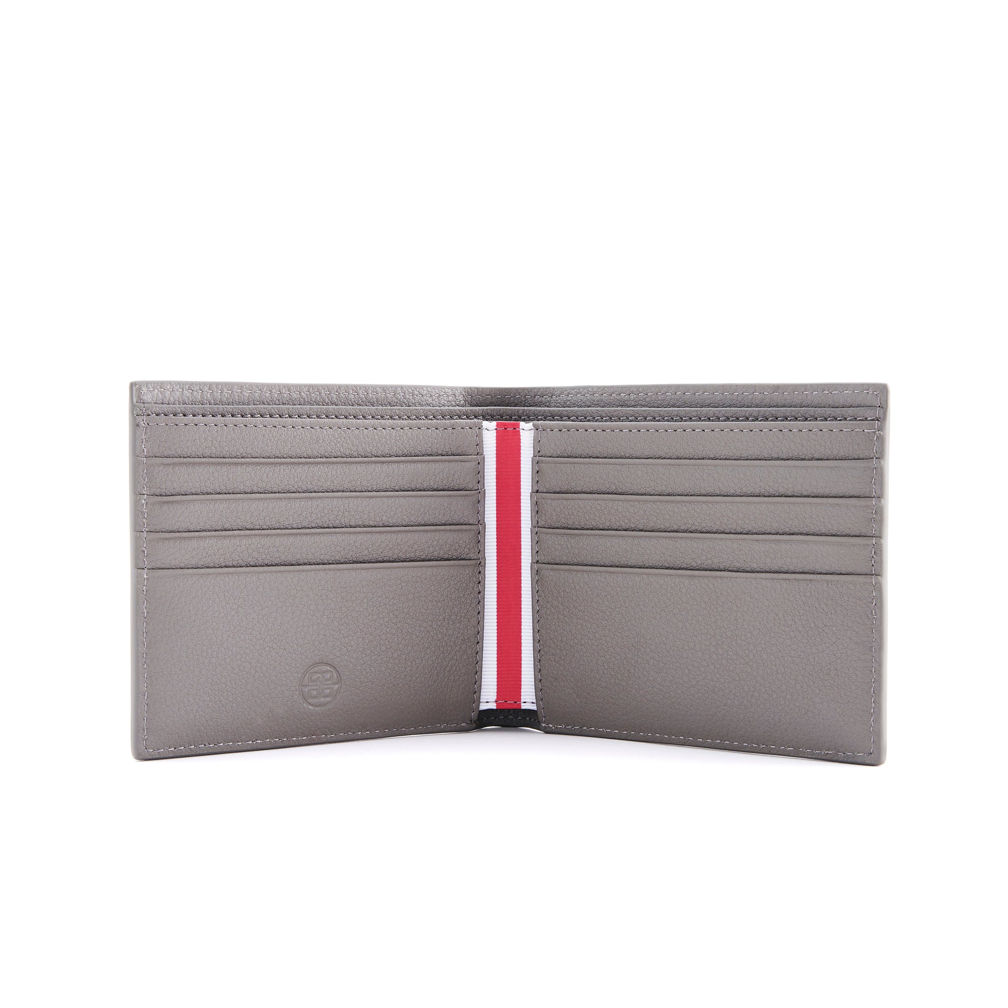 Julien - Leather Wallet in Grey