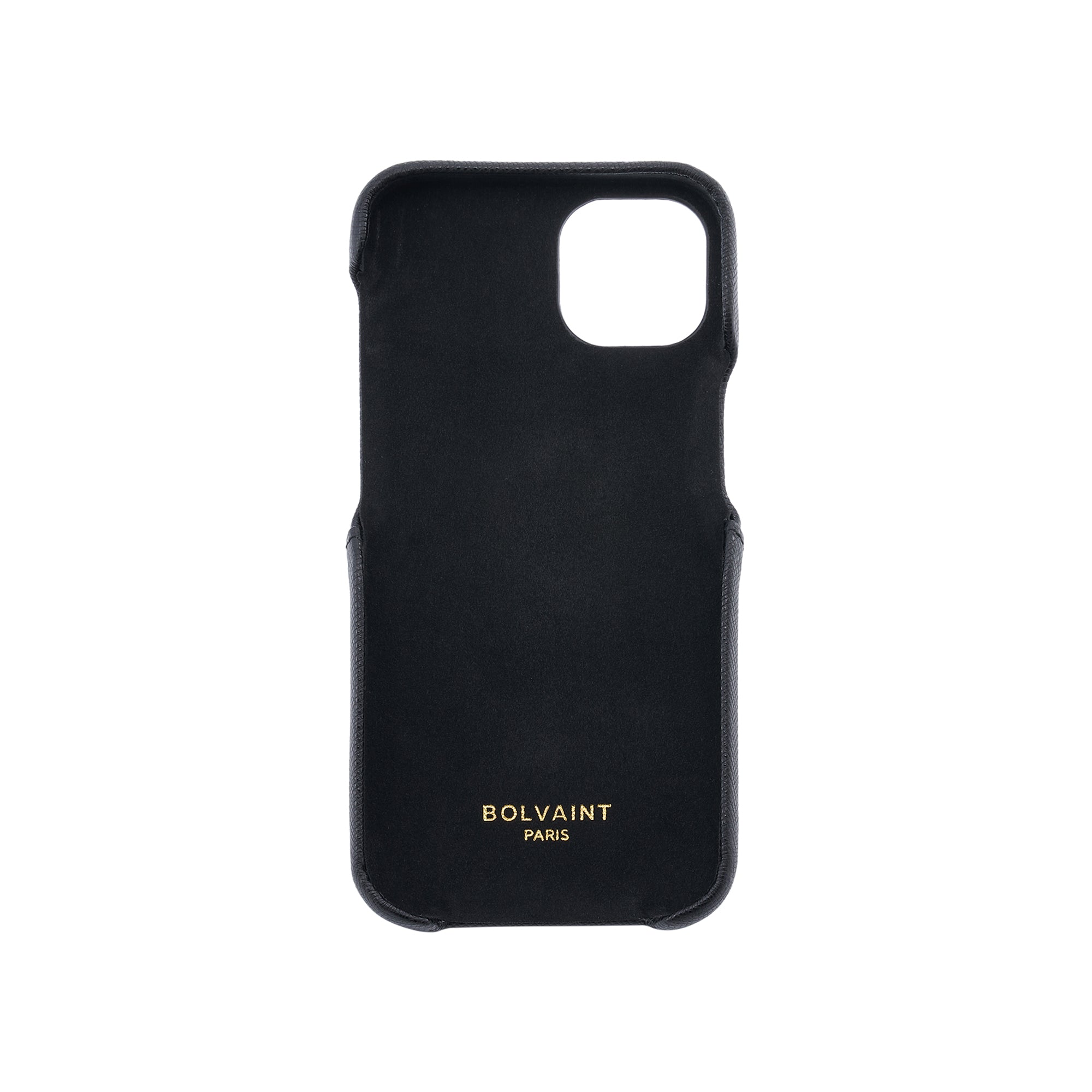 Bolvaint Avery iPhone 13 Case with Pocket in Twill Black