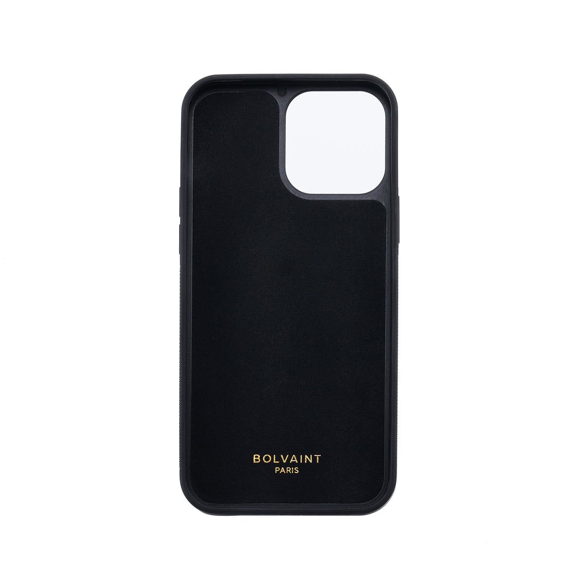 Karter iPhone 13 Pro Max Case in Pebble Grain Black