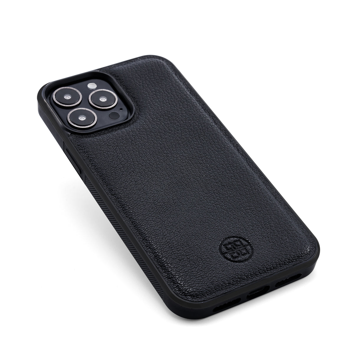 Karter iPhone 13 Pro Max Case in Pebble Grain Black