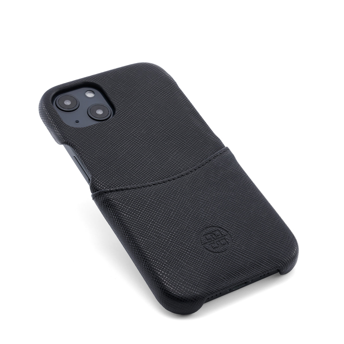 Avery iPhone 13 Case with Pocket in Twill Black