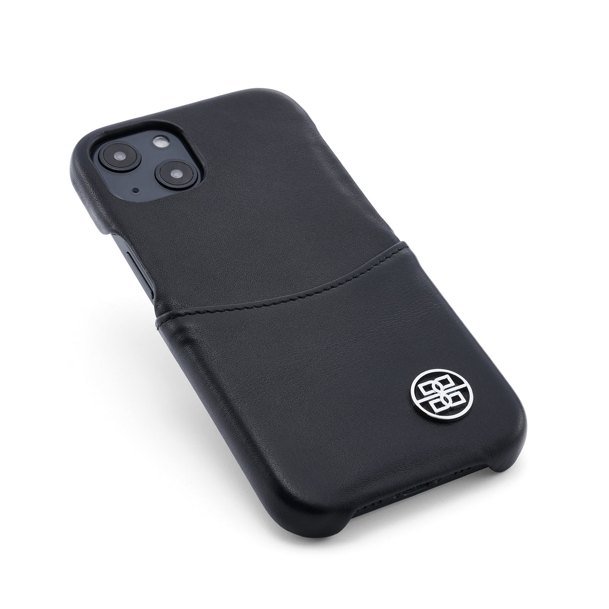 Finley iPhone 13 Case with Pocket in Obsidian Black