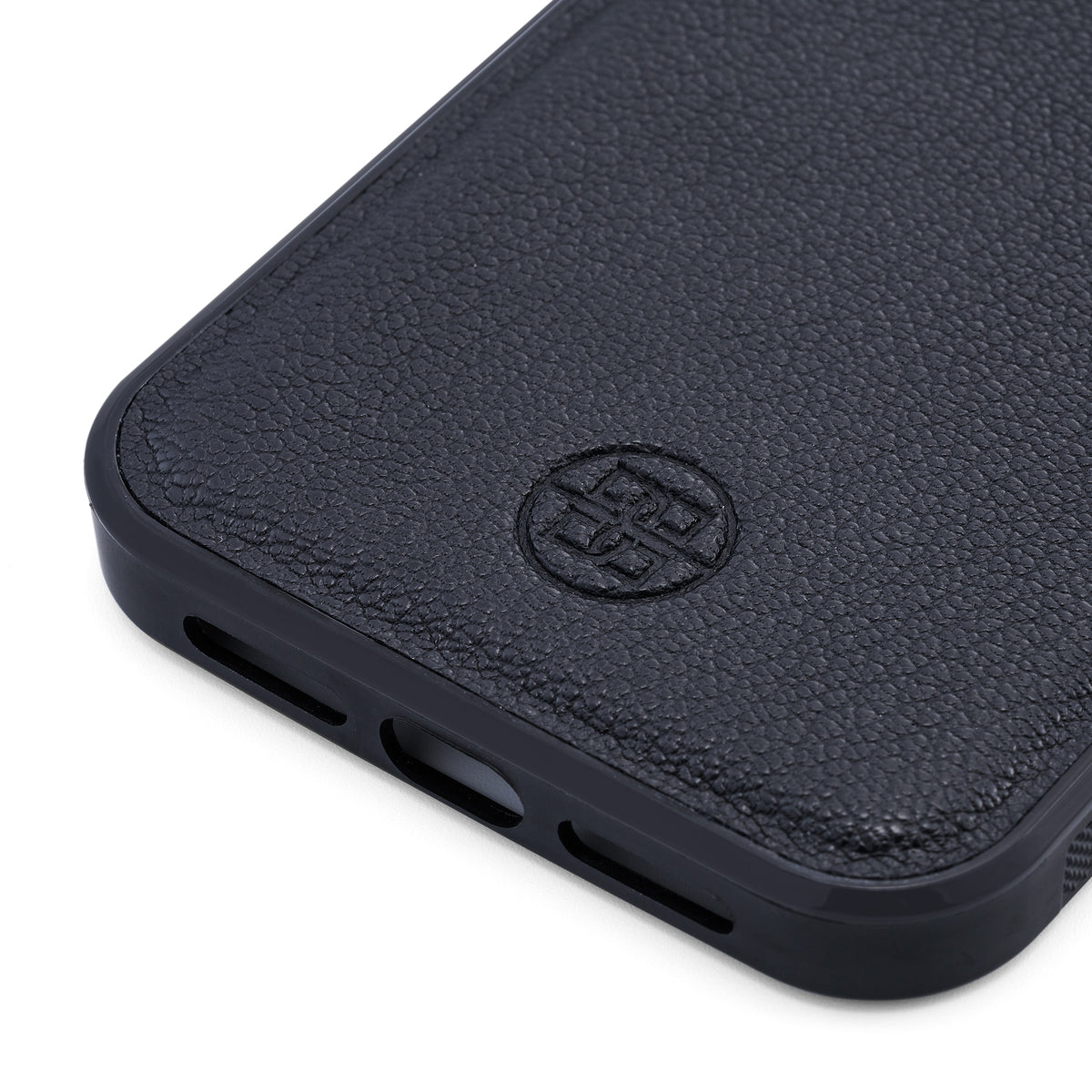 Karter iPhone 13 Pro Max Case in Pebble Grain Black