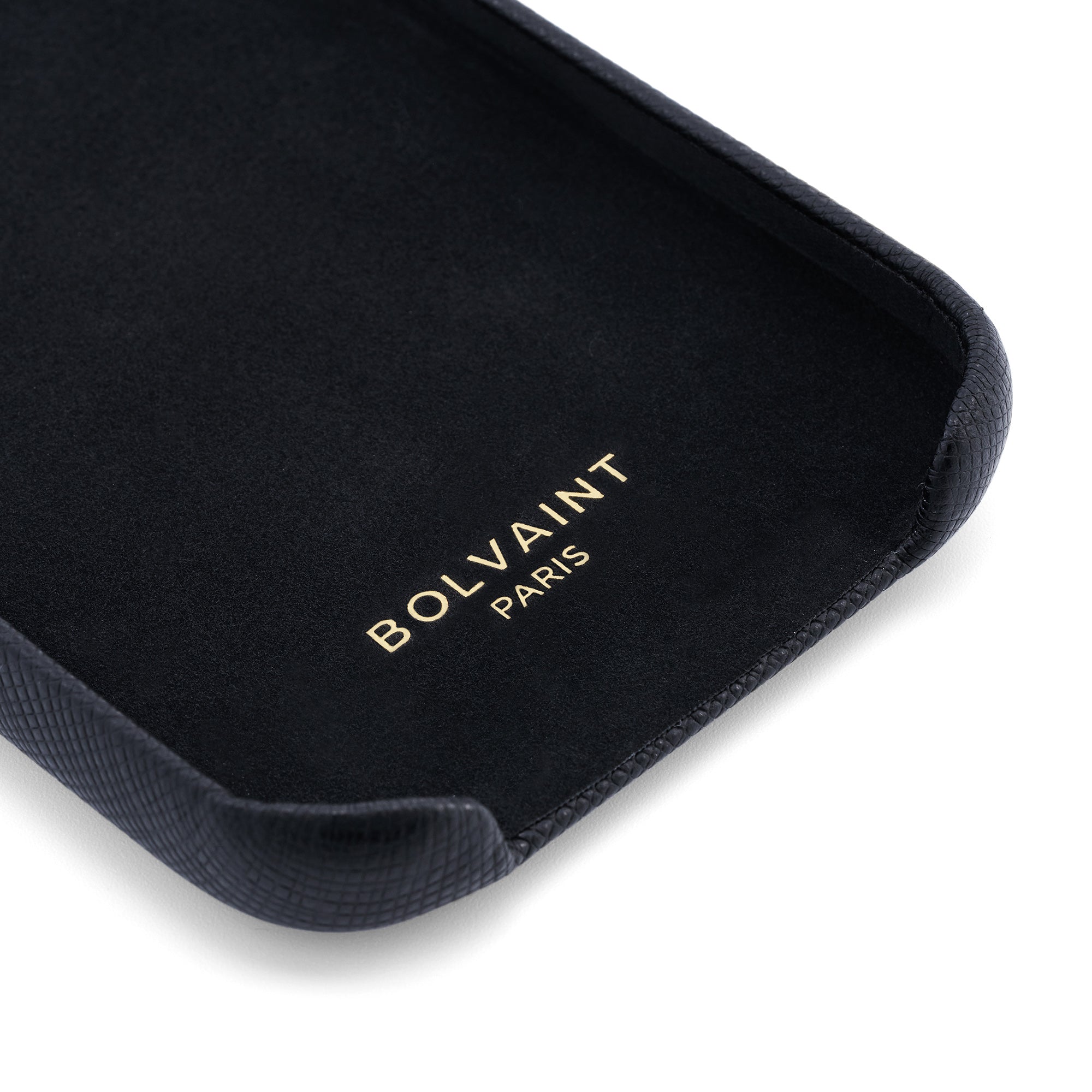 Bolvaint Avery iPhone 13 Case with Pocket in Twill Black