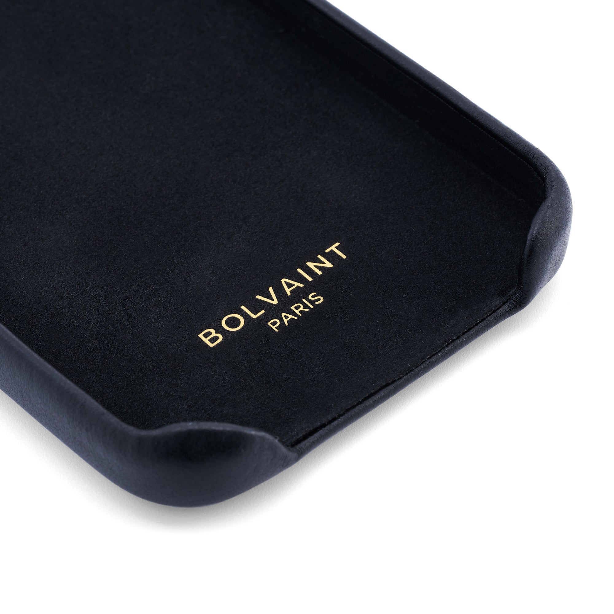 Bolvaint Finley iPhone 13 Case with Pocket in Obsidian Black