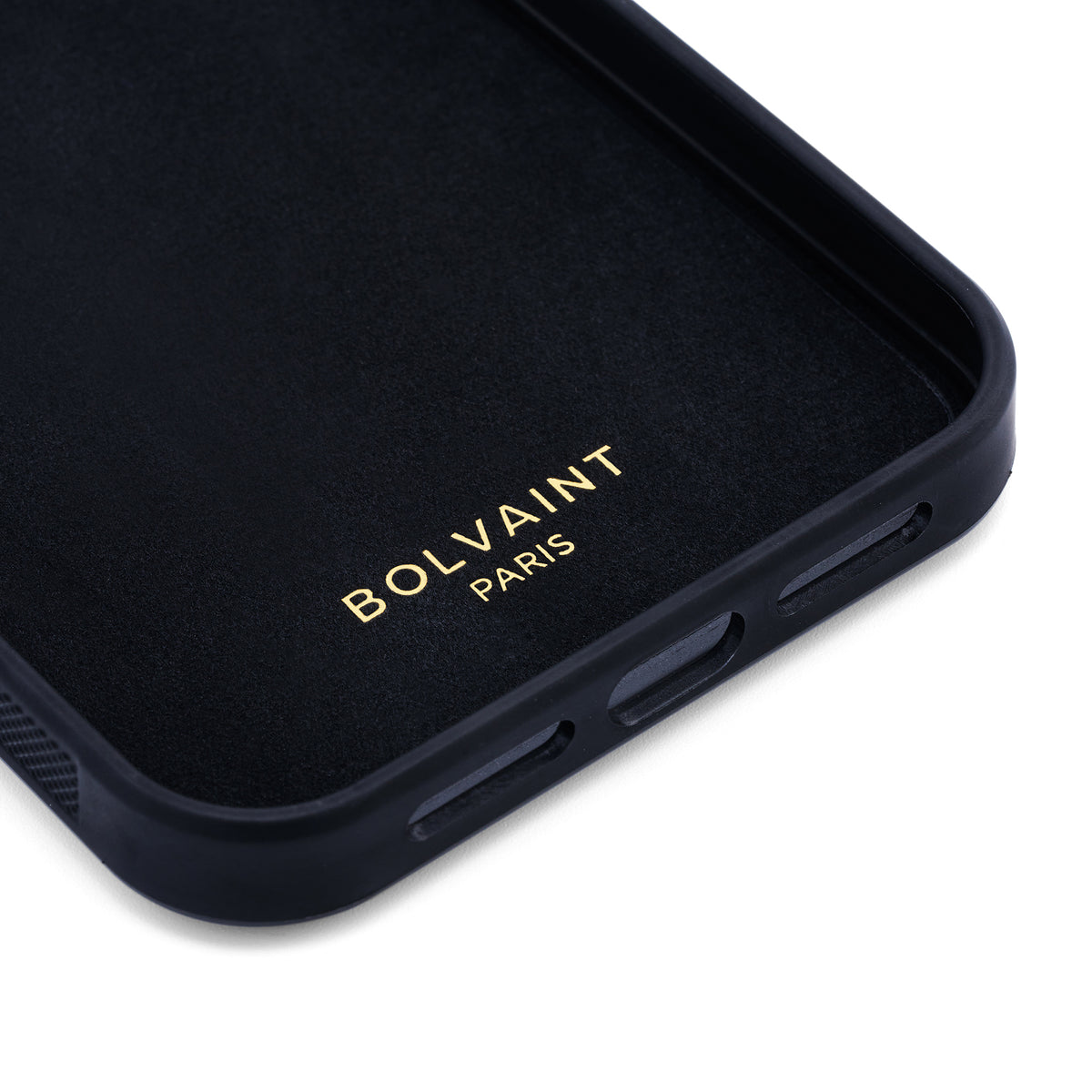 Karter iPhone 13 Pro Max Case in Pebble Grain Black