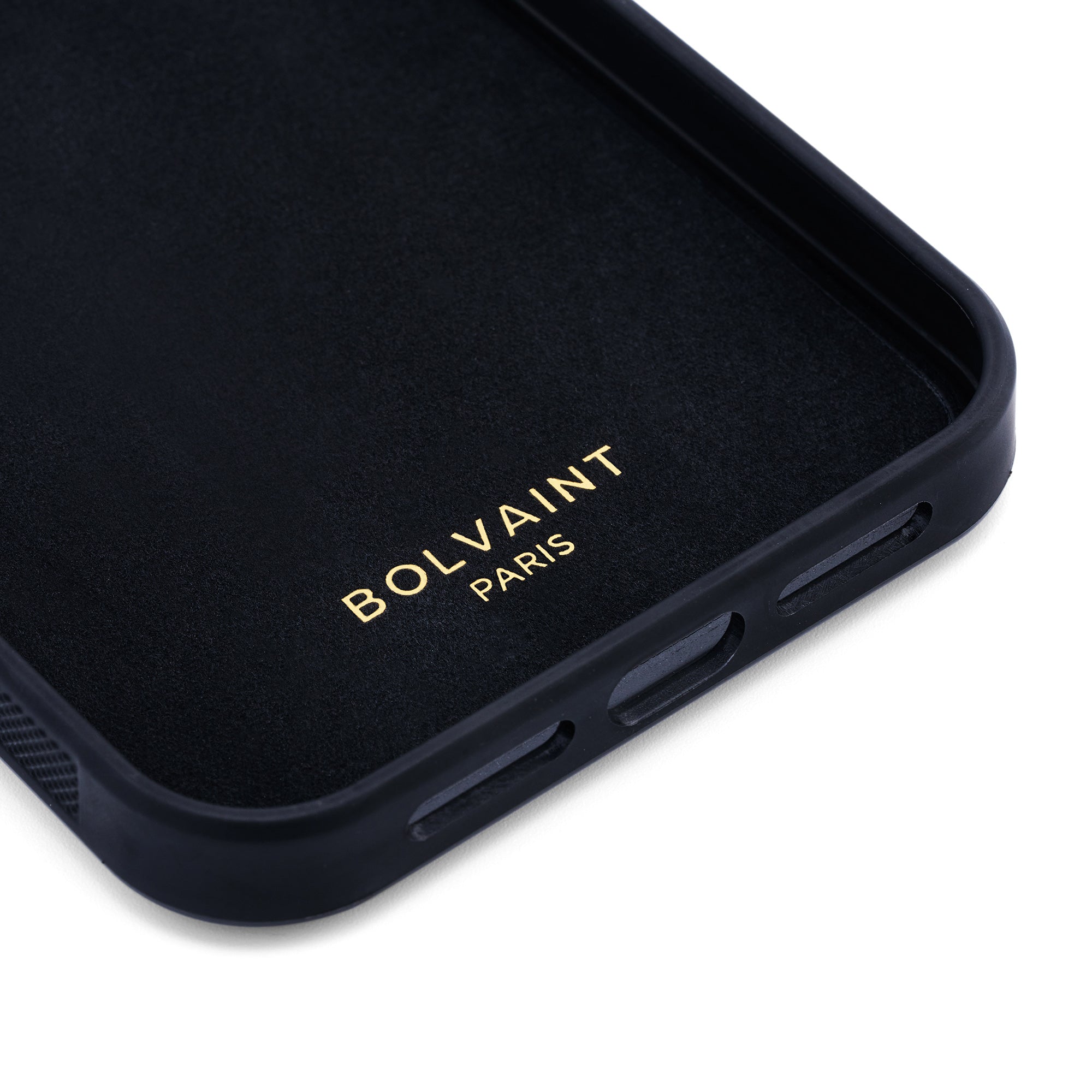 Bolvaint Karter iPhone 13 Pro Max Case in Pebble Grain Black