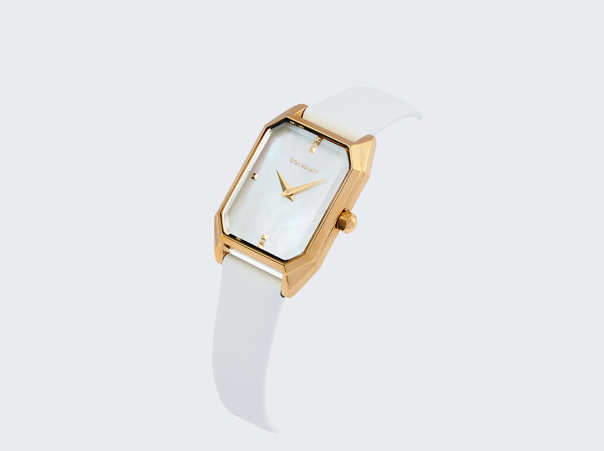 The Artemis Mother-of-Pearl Ladies Watch, Gold and Ayoka White