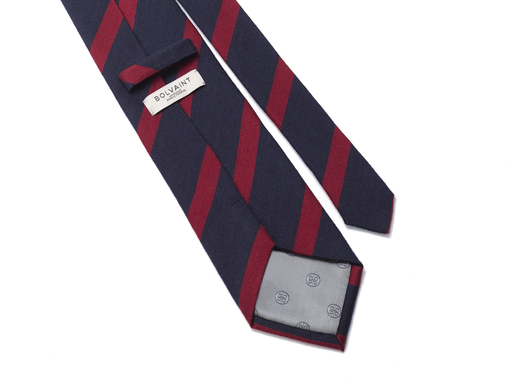 Tabit Oxford Stripe Wool and Silk Tie