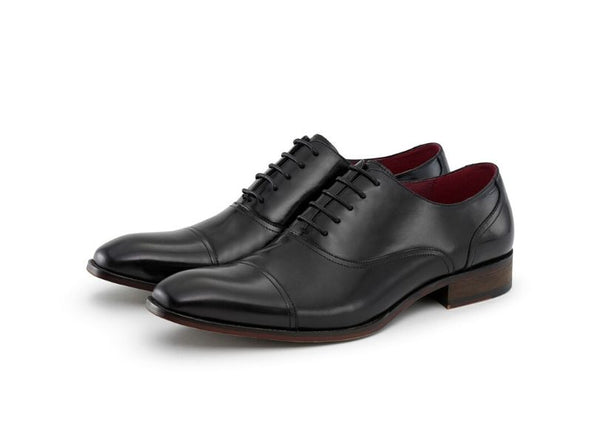 The Verrocchio Dress Shoe in Black Calfskin