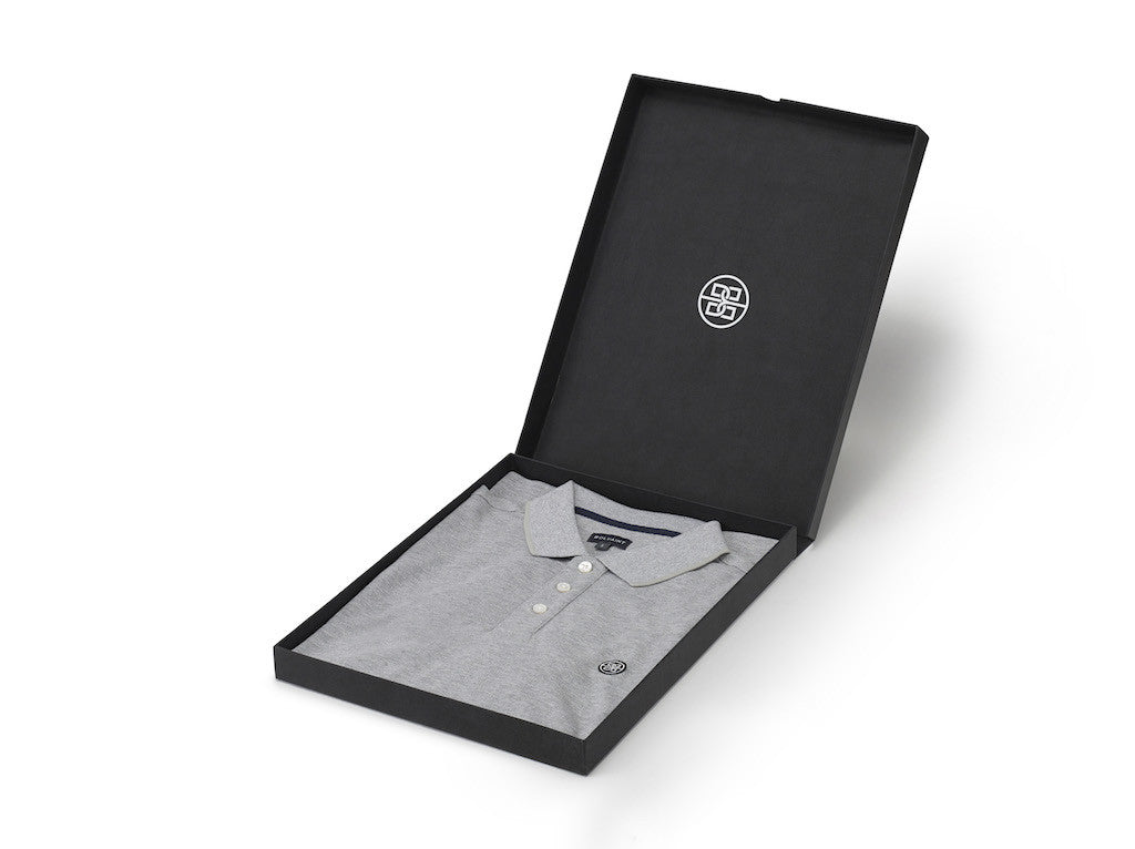 Abreu Polo Shirt in Ocean Grey