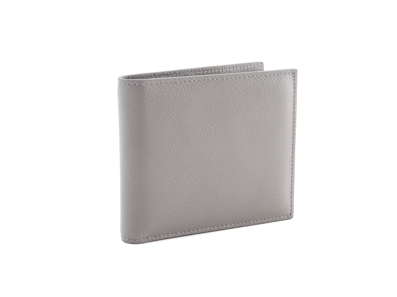 Julien - Leather Wallet in Grey