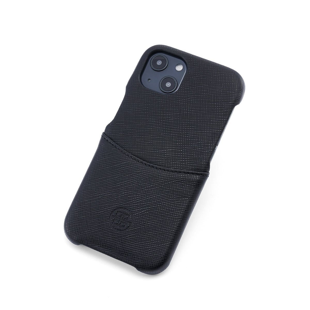 Avery iPhone 13 Case with Pocket in Twill Black